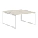 Стол 2-х местный XQWST 1414 Сосна Эдмонт/Белый 1400х1406х750 XTEN-Q