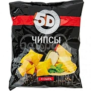 Чипсы 5d 4 сыра, 45г