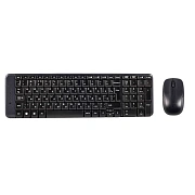 Набор беспроводной LOGITECH Wireless Desktop MK220, клавиатура, мышь 2 кнопки + 1 колесо-кнопка, чер