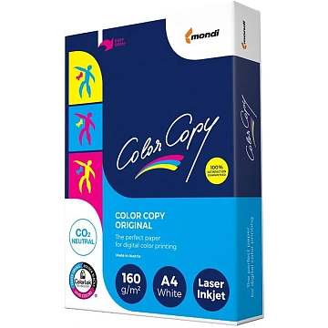Бумага Color copy А4, 160г/м2, 250л., 161%