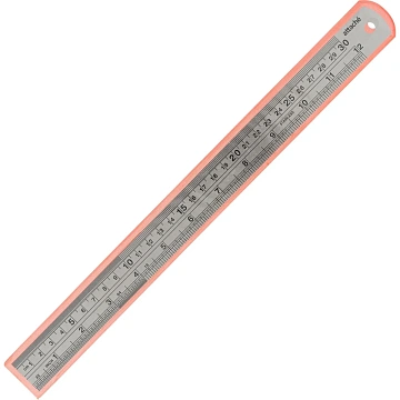 Линейка металлическая 30см Attache (12х1 )