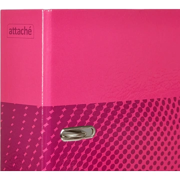 Папка-регистратор Attache Digital, розовый. лам.карт./бум.,75мм