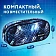 Пенал-косметичка BRAUBERG овальный, полиэстер, 'Полоски', 22х9х5 см, 229273