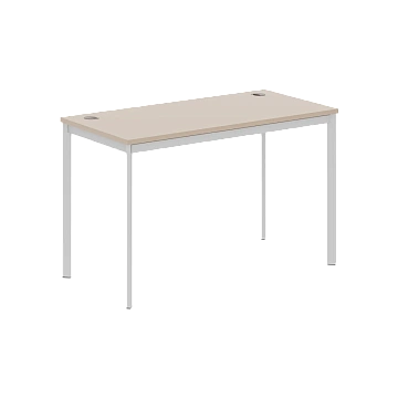 Стол письменный СП-2.1S Мокачино/Алюминий 1200х600х755 IMAGO-S
