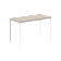 Стол письменный СП-2.1S Мокачино/Алюминий 1200х600х755 IMAGO-S