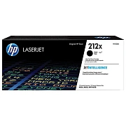 Картридж лазерный HP (W2120X) Color LaserJet M554/M555, №212X, черный, оригинальный, ресурс 13 000 страниц