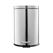 Мусорное ведро с педалью Merida Classic KIM411, 20л, матовый металлик
