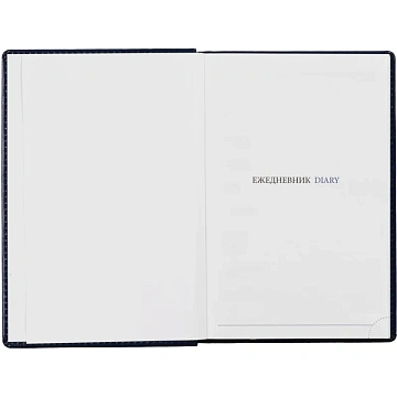 Ежедневник недатированный синий, А5, 148x218, 352стр, Agenda