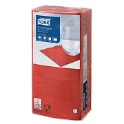 Салфетки сервировочные Tellus (tork) Advanced красные, 24х24см, 2 слоя, 200шт, 477826