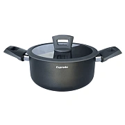 Кастрюля Esprado Frontera Gris с крышкой 24см, 4.3л
