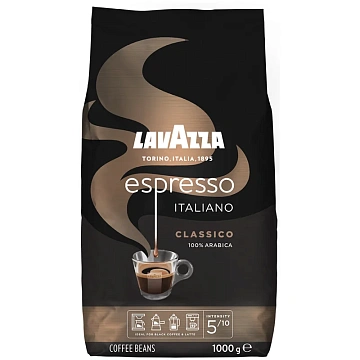 Кофе Lavazza Espresso арабика в зернах, 1кг
