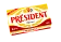 Масло сливочное President кислосливочное 82%, 180г