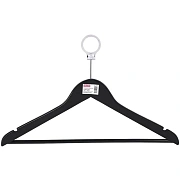 Вешалка-плечики WW_Attache CU3014-AB/LH001-ANTI дер,антив,кольцо,р50-52 чер