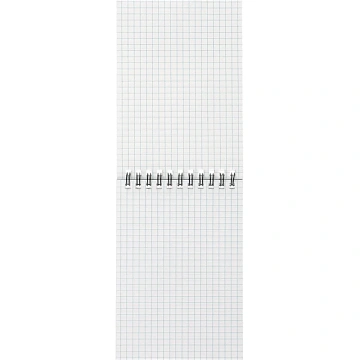 Блокнот А6,80л,кл,греб,карт.обл+УФ-лак Attache Selection Fluid Бирюзовый