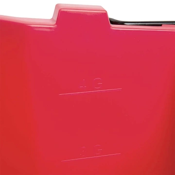 Ведро Rubbermaid WaveBrake для грязной воды, красное, FG9C7400RED