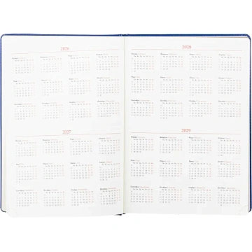 Ежедневник недатированный ATTACHE Gold А4, 160л, синий