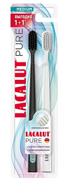 Зубная щетка Lacalut Pure средняя, 2шт