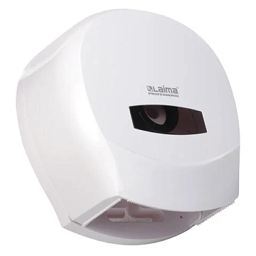 Диспенсер для туалетной бумаги LAIMA PROFESSIONAL CLASSIC (Система T2), малый, белый, ABS-пластик, 6