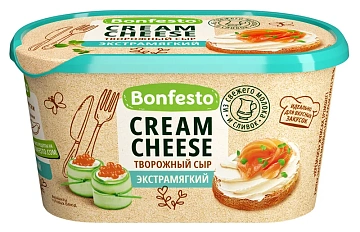 Сыр творожный Bonfesto 70%, 400г