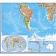 Карта настенная Мир политическая 1:22млн.,1,58х1,18м