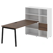 Рабочая станция ELWST 1217 Дуб Денвер тёмный/Черный 1790х1250х1355 EDIS