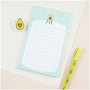 Блок для записей (To Do list) MESHU 'Avocado', 10,0*17,0*0,6см, 50л., на склейке