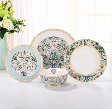 Тарелка Flowers Fioretta обеденная, 27см
