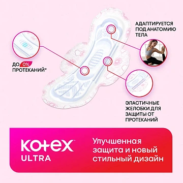 Прокладки Kotex Ultra Dry&Soft Super Duo, 16шт
