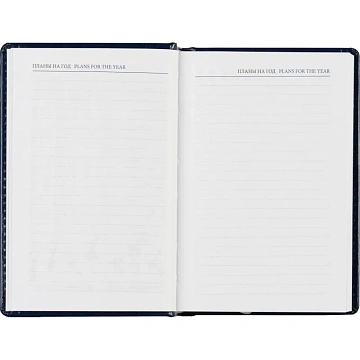 Ежедневник недатированный синий, А6,100x150, 320стр, Agenda