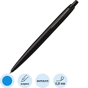 Ручка шариковая PARKER 'Jotter XL Monochrome Black BT', корпус черный, нержавеющая сталь, синяя, 2122753
