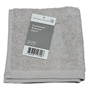 Tarrington House Полотенце хлопок серое махровое 500 г/м2, 30 х 30см