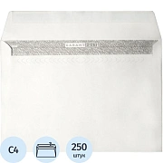 Конверт белый C4 стрип Garantpost229х324 100г250шт/уп/3810