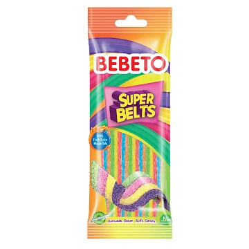 Мармелад жевательный Bebeto Super Belts, 75г