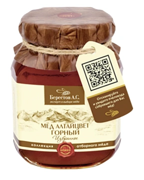 Мед Берестов А.С. Алтайцвет горный, 500г