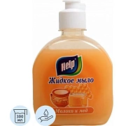 Мыло жидкое HELP 300мл флип-топ Молоко и мед