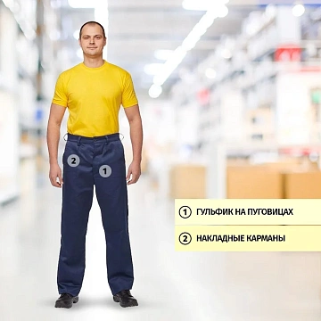 Костюм лет муж (куртка, бр) л16 син/вас 112-116/158-164