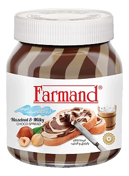 Паста молочно-ореховая Farmand с какао, 330г
