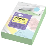 Бумага цветная OfficeSpace 'Pale Color', А4, 80г/м2, 500л., (зеленый)