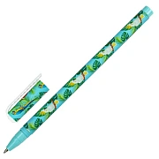 Ручка шариковая BRAUBERG SOFT TOUCH STICK 'PARROTS', СИНЯЯ, мягкое покрытие, узел 0,7 мм, 143706