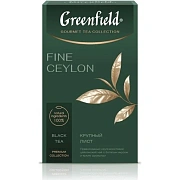 Чай Greenfield Fine Ceylon (Файн Цейлон), черный, листовой, 90г