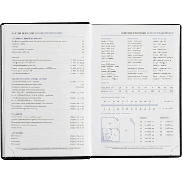 Ежедневник недатированный черный, А5,148x218, 352стр, Agenda