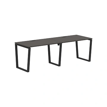 Стол 2-х местный EVWST 2380 Мокко/Черный 2326х800х750 EDIS