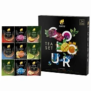 Чай CURTIS 'Colour Tea Set', ассорти 9 вкусов, НАБОР 54 сашета, 102157