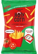 Снеки кукурузные Holy Corn Супер томат с вложением кетчупа, 30г