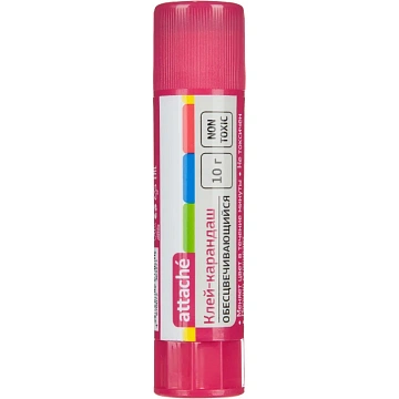 Клей-карандаш 10г Attache хамелеон - обесцвечивающийся
