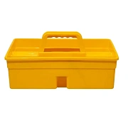 Корзина для уборочных тележек Vclean желтая, пластик, IN0643