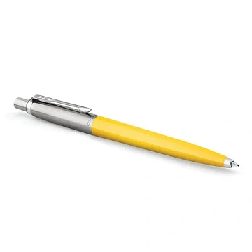 Ручка шариковая PARKER 'Jotter Orig Yellow', корпус желтый, нержавеющая сталь, блистер, синяя, 2076056