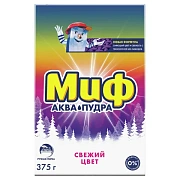 Стиральный порошок для ручной стирки 375 г, МИФ 'Свежий цвет', 741113