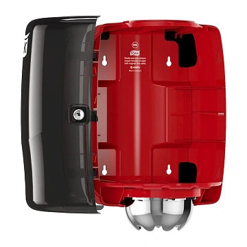 Диспенсер для полотенец с центральной вытяжкой Tellus (tork) Performance M2, 659008, красный