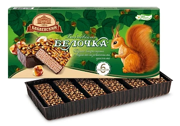 Торт Бабаевский Белочка вафельный, 220г